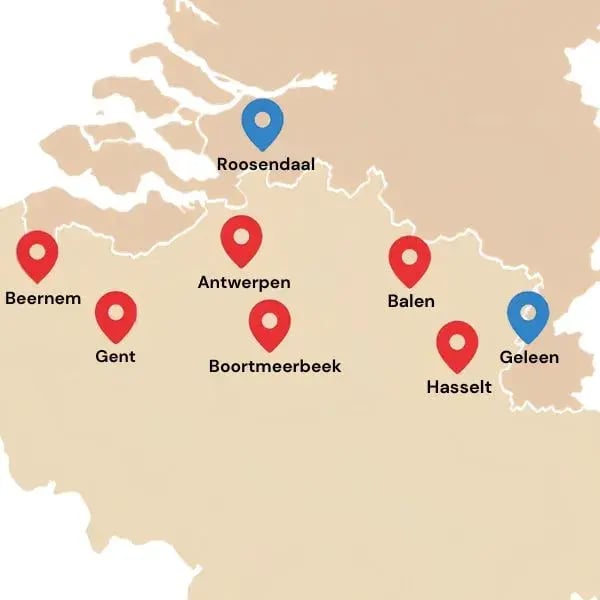 Comfora-showroomloacties-Belgie